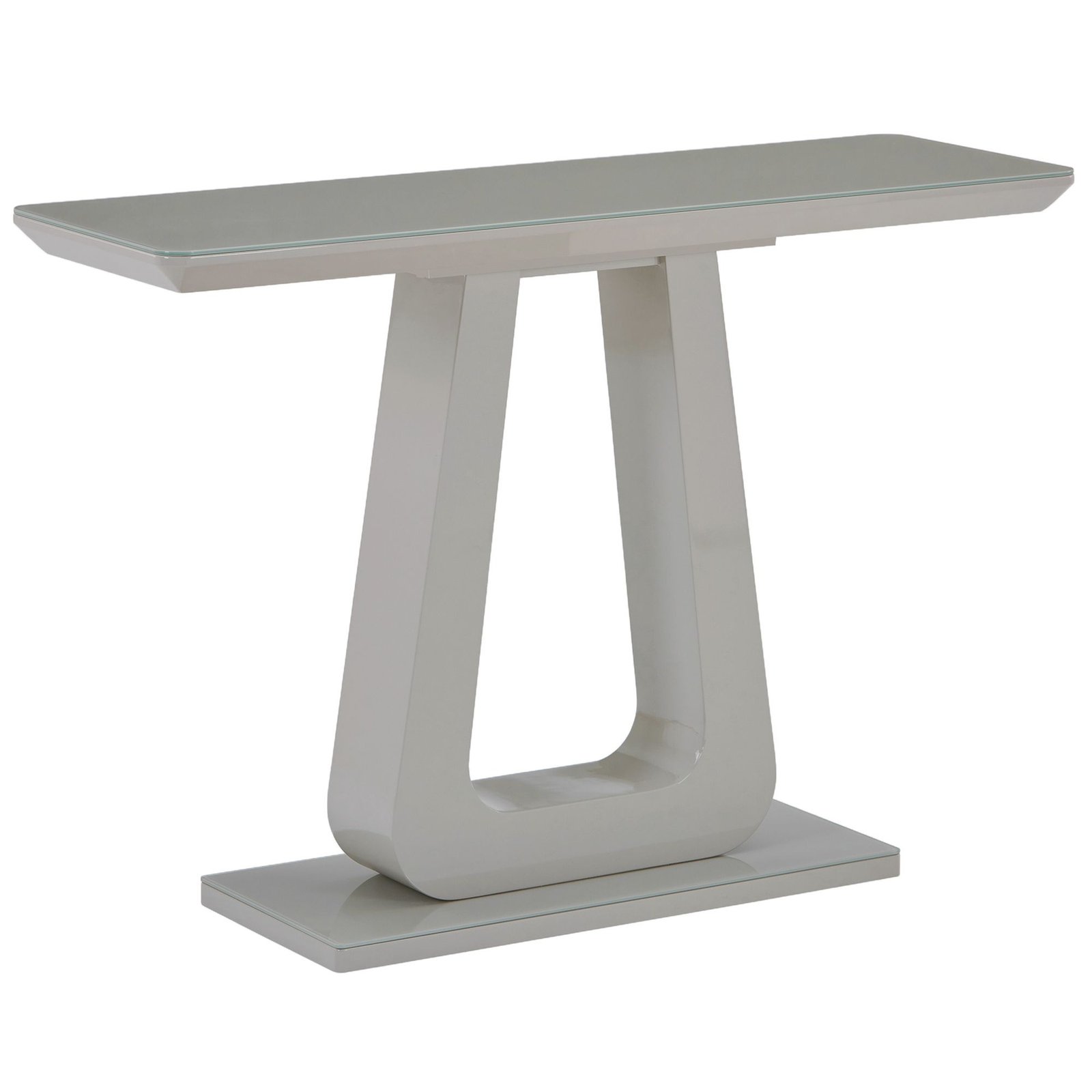 Corvus Console Table, 43.5" in Warm Grey