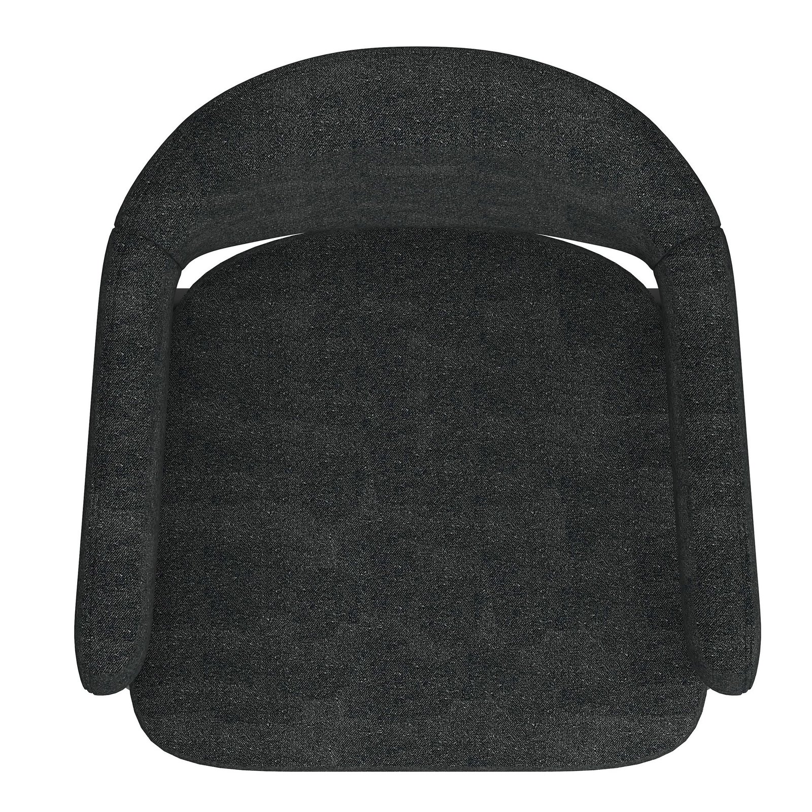 Archer Dining/Lounge Chair, Set of 2 in Charcoal and Black - Image 6