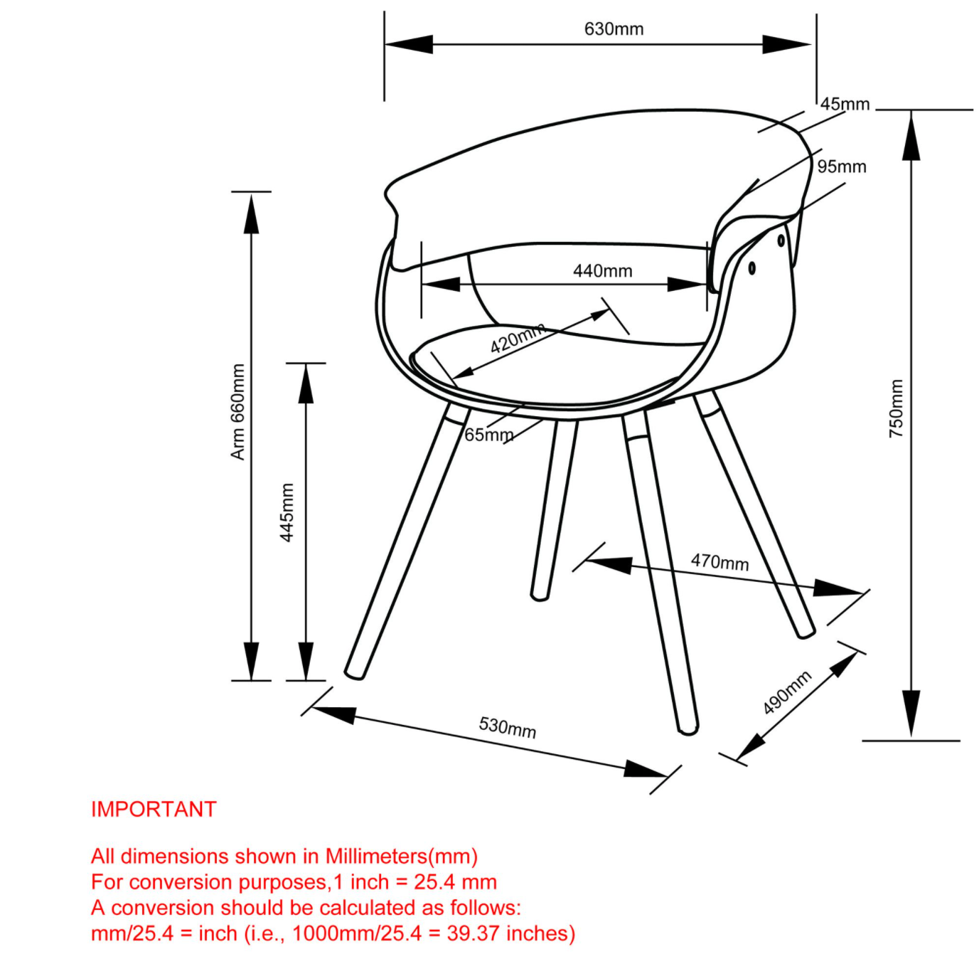 ARCHER DINING/LOUNGE CHAIR, SET OF 2 IN BEIGE AND BLACK - Image 8